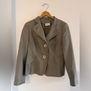 AKRIS PUNTO Cotton Polkadot Blazer - US 12